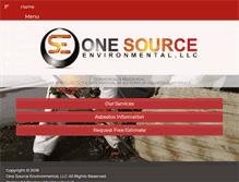 Tablet Screenshot of onesourcene.com